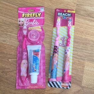 Barbie Toothbrush Set Bundle